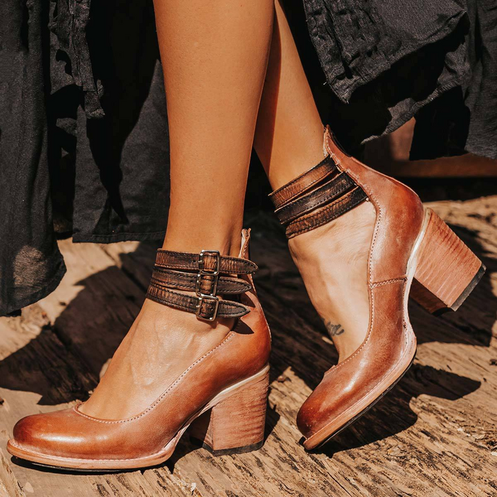 CAELINA | Vintage-Inspired Heels