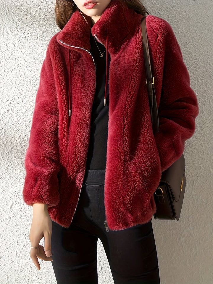 CALENNE | Soft Fleece Zip Jacket