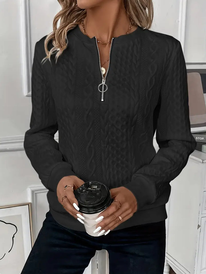 MAESEL | Elegant Zip Jumper for Everyday Chic