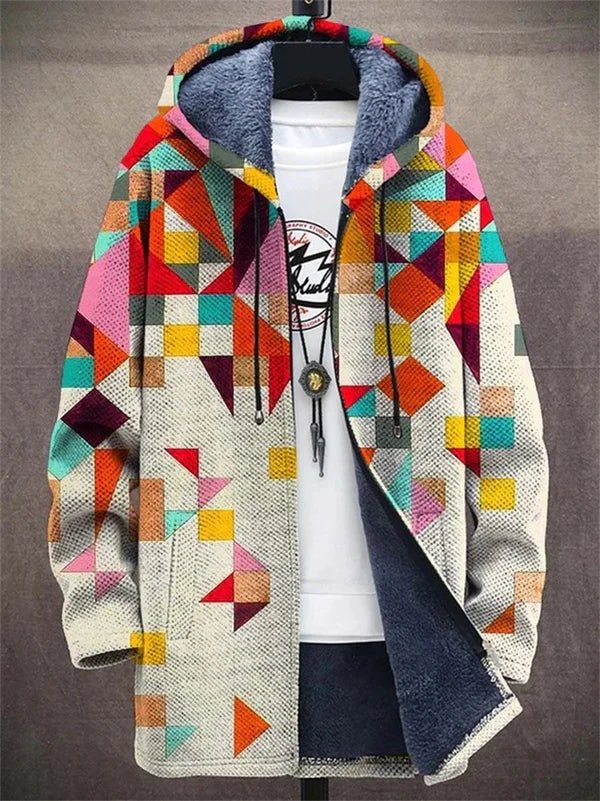 ELOREN | Artistic Statement Cardigan with Unique Print