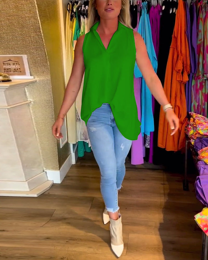 Avni | Chic Sleeveless Blouse
