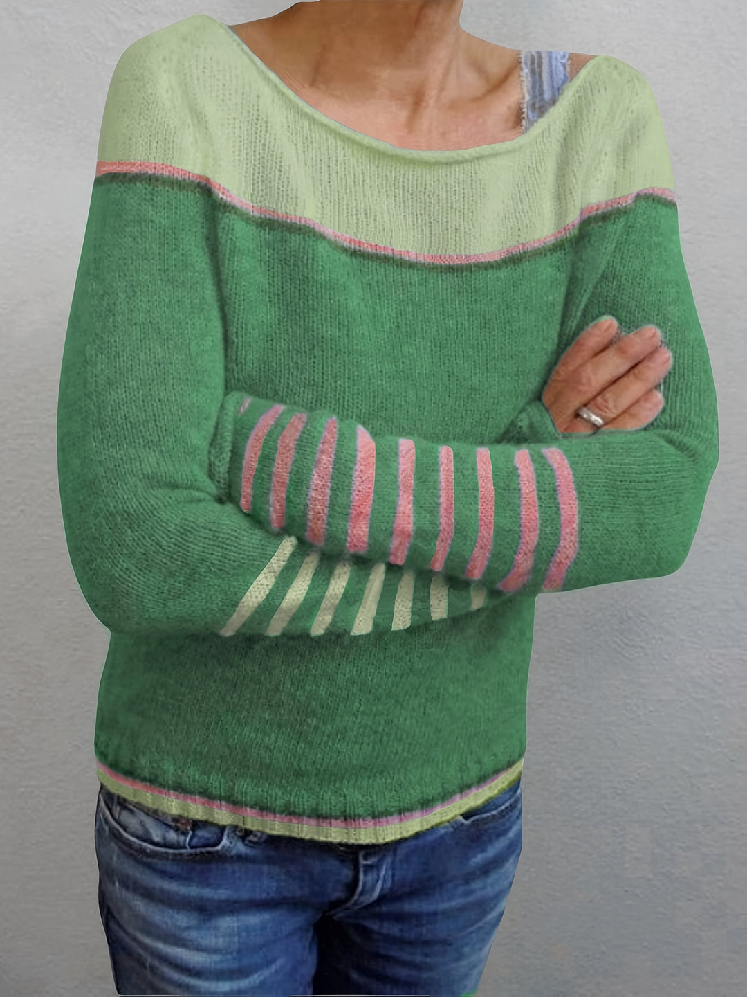 SOLENA | Cozy Striped Sweater