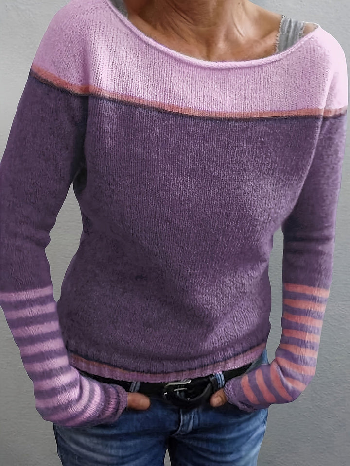 SOLENA | Cozy Striped Sweater
