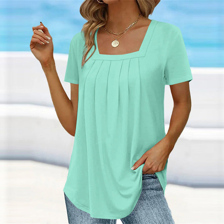 Eliette | Pleated Summer Blouse