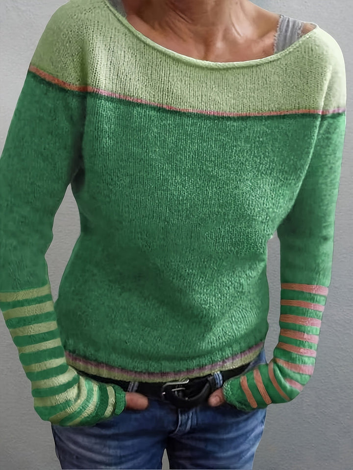 SOLENA | Cozy Striped Sweater