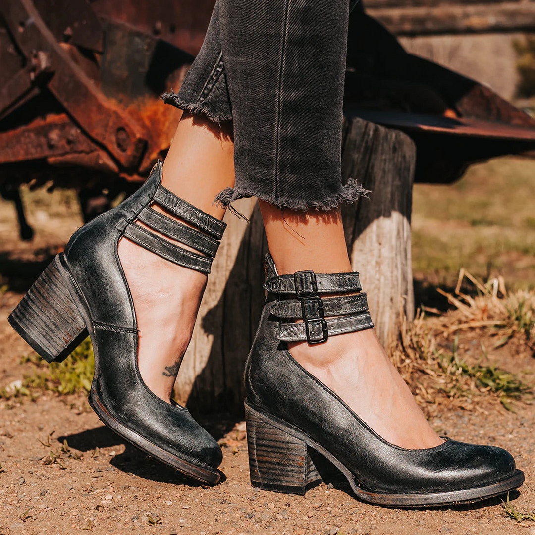 CAELINA | Vintage-Inspired Heels