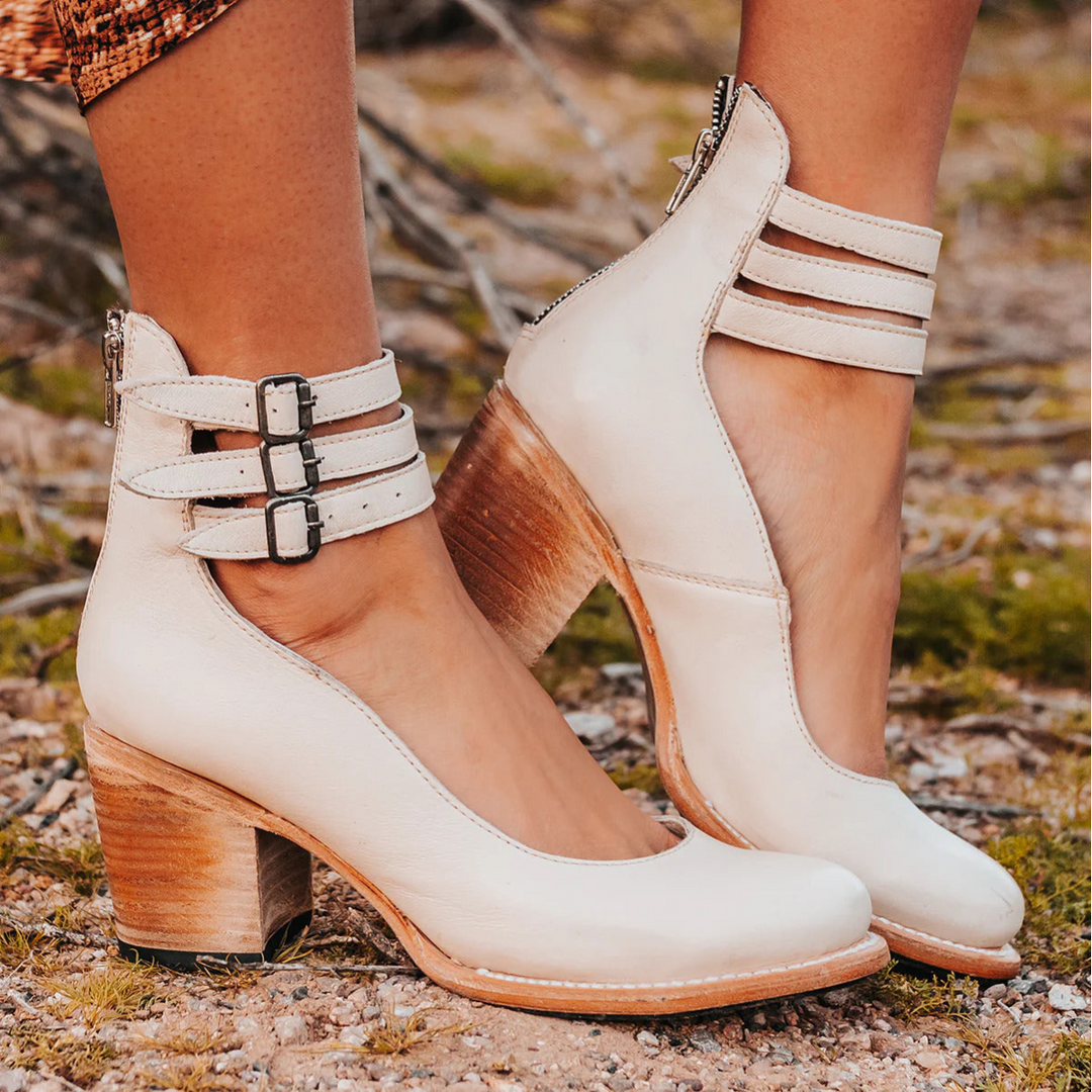 CAELINA | Vintage-Inspired Heels