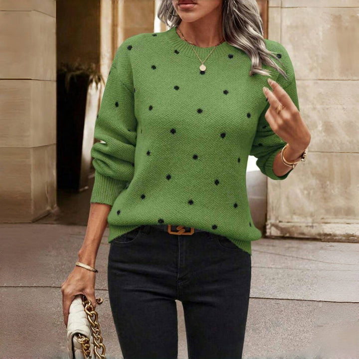 NOELLE | Polka Dot Knitted Sweater