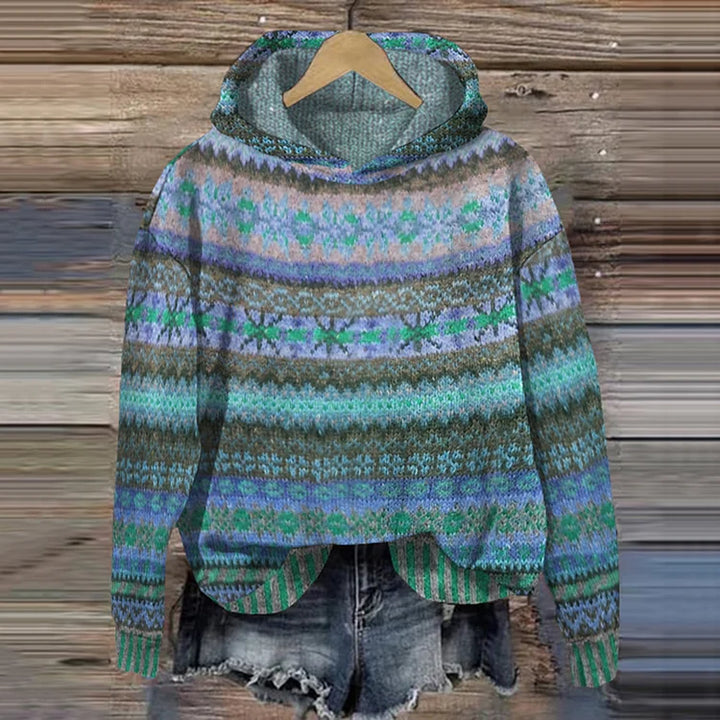 Gaby | Ethnic retro hoodie