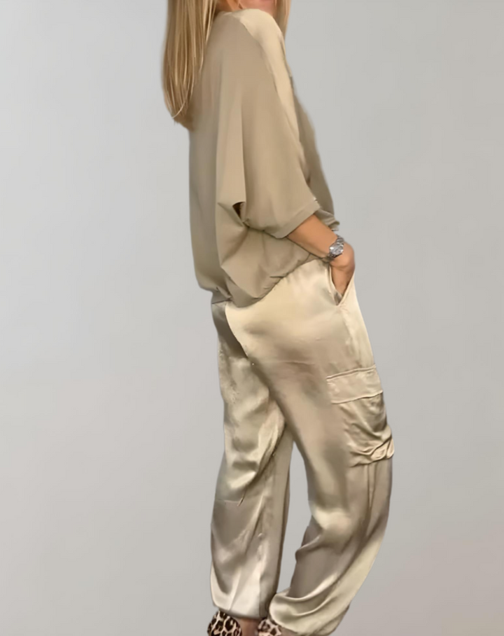 MENDY | Chic Cargo Lounge Set