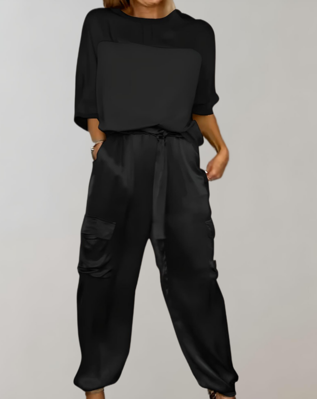 MENDY | Chic Cargo Lounge Set