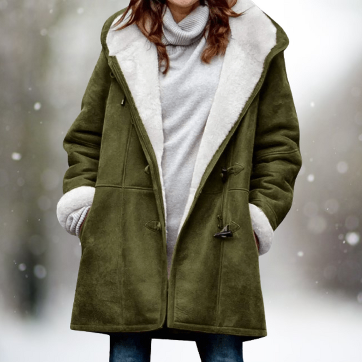 ELVARA | Women’s Suede Hooded Jacket