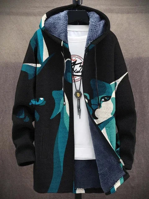 ARTESSA | Bold Artistic Print Jacket