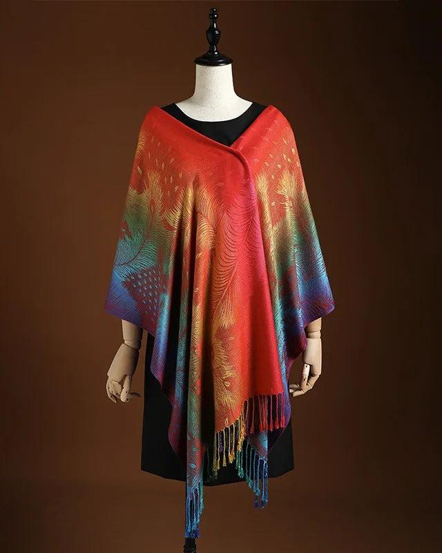 SOLVINA | Elegant Gradient Scarf