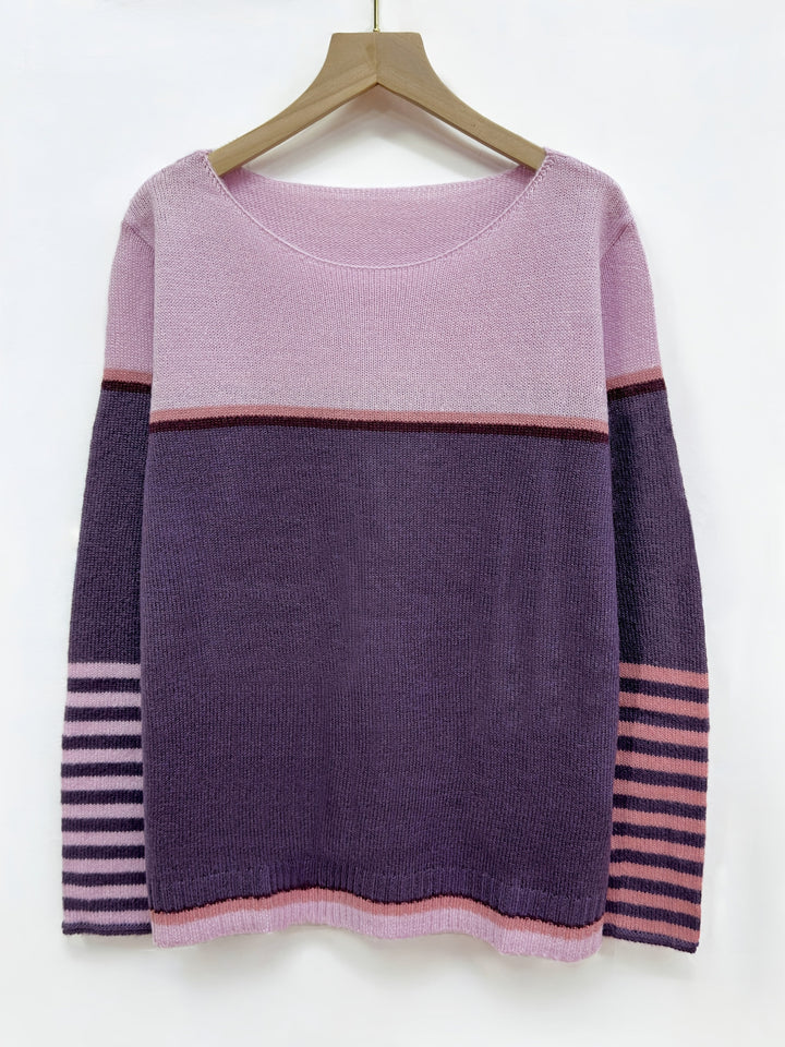 SOLENA | Cozy Striped Sweater