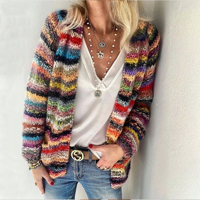 ISOLINA | Multicolour Women’s Cardigan