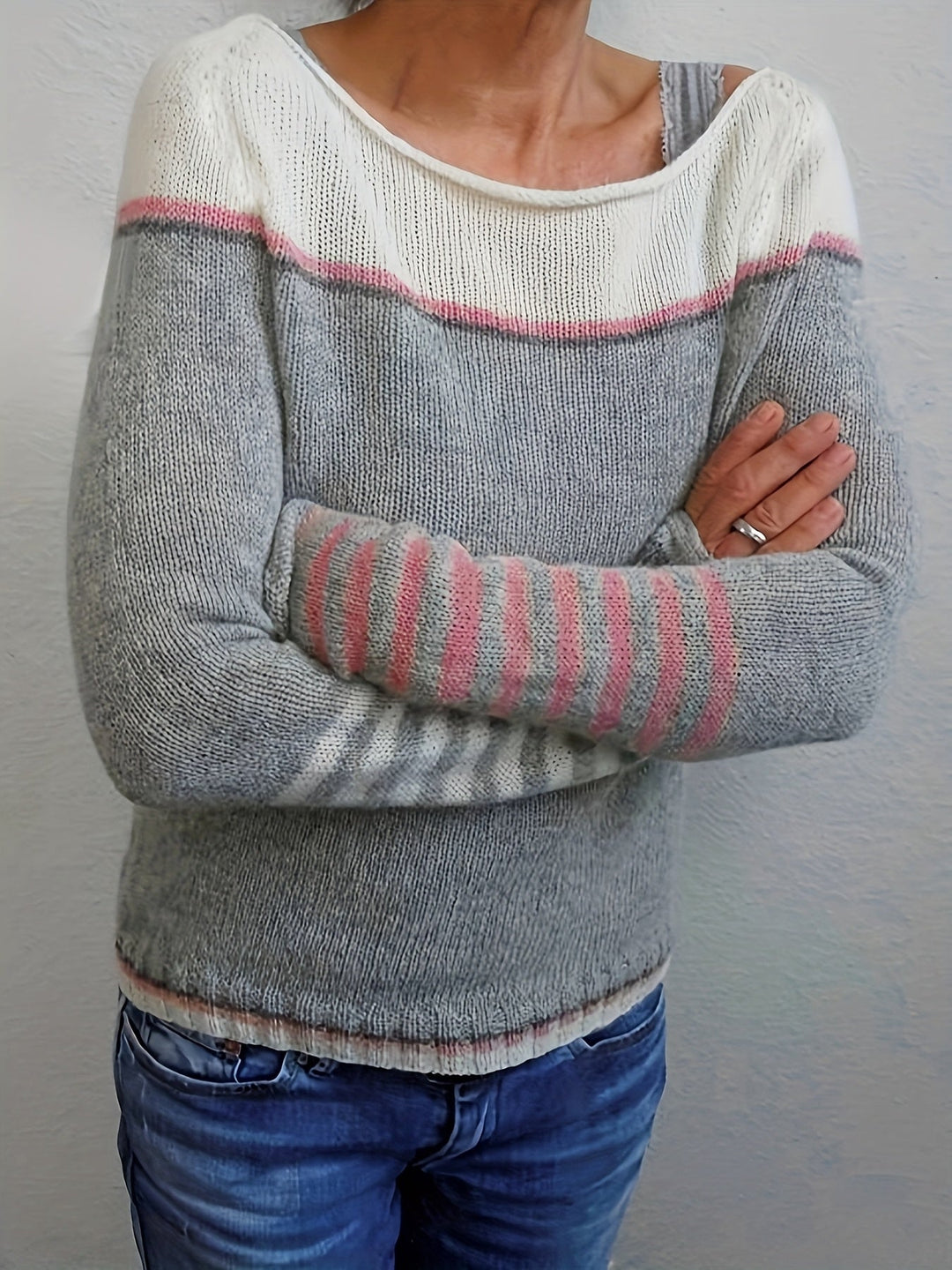 SOLENA | Cozy Striped Sweater