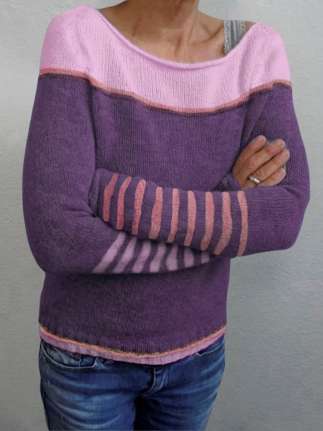 SOLENA | Cozy Striped Sweater