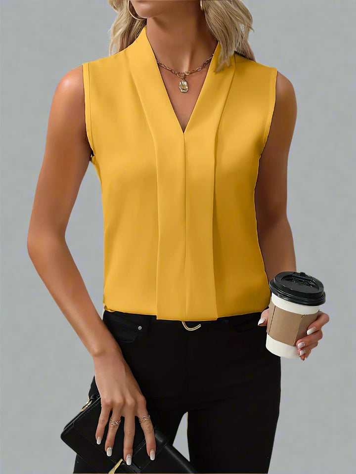 Shlay | Sleeveless V-Neck Blouse for Women