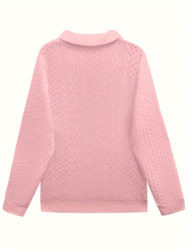 YANNA | Elegant Zip Pocket Sweatshirt