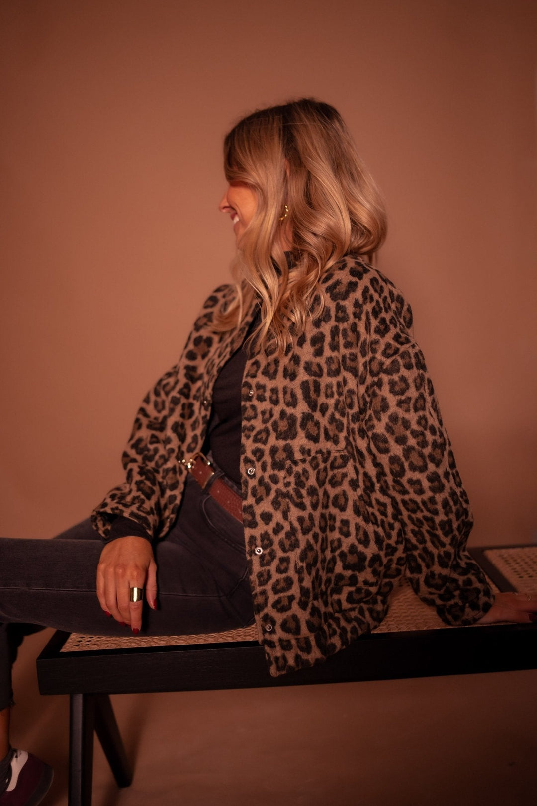 FATIMA | Women’s Leopard Print Jacket