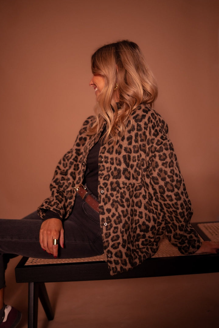 FATIMA | Women’s Leopard Print Jacket